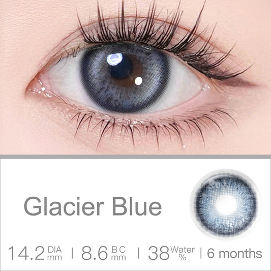 BLUSH GIRL Glacier Blue Colored Contacts | カラーコンタクト | FreshGo