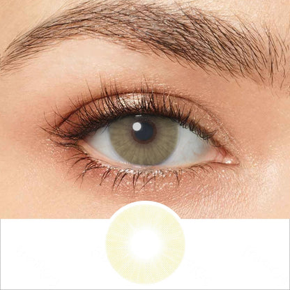 Hidrocor Amber Yellow Colored Contacts | カラーコンタクト | FreshGo
