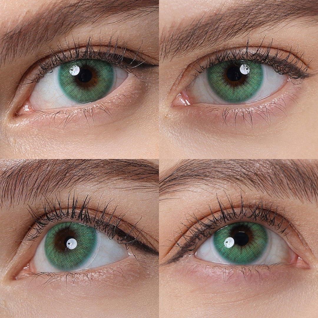Hidrocor Emerald Green Colored Contacts - Image 3 | カラーコンタクト | FreshGo