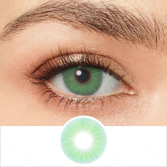 Hidrocor Emerald Green Colored Contacts | カラーコンタクト | FreshGo