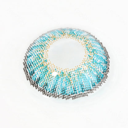 3 Tone Turquoise Colored Contacts - Image 5 | カラーコンタクト | FreshGo