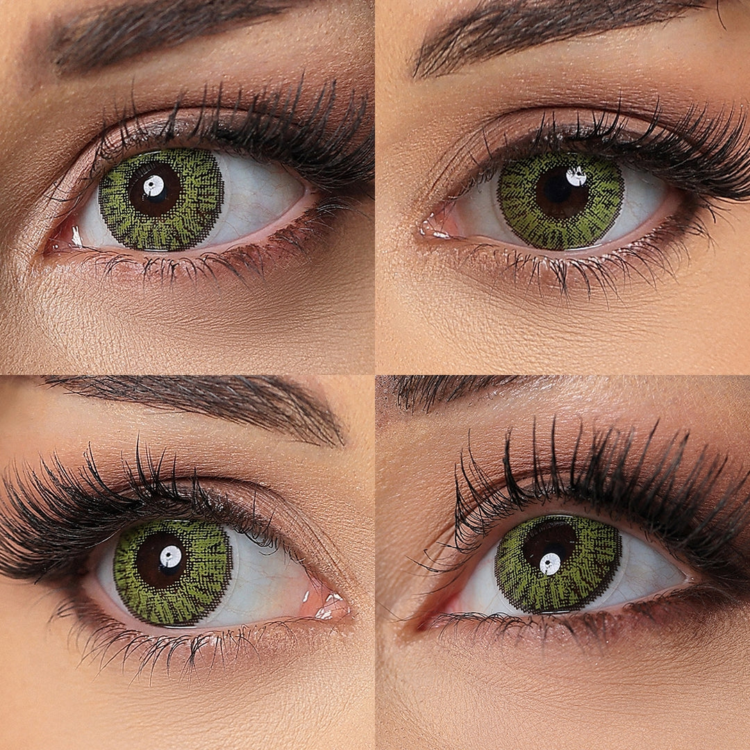 3 Tone Gemstone Green Colored Contacts - Image 3 | カラーコンタクト | FreshGo