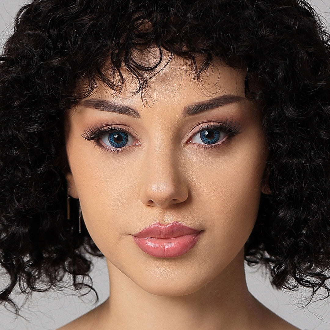3 Tone Brilliant Blue Colored Contacts - Image 4 | Colored Contacts | FreshGo
