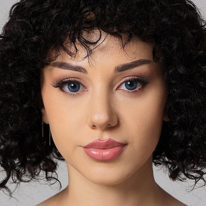 3 Tone Brilliant Blue Colored Contacts - Image 4 | Colored Contacts | FreshGo