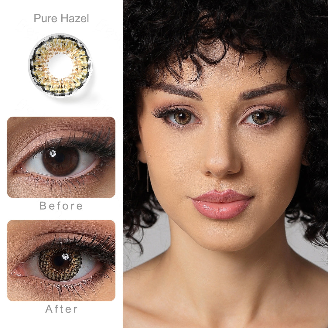 3 Tone Pure Hazel Colored Contacts - Image 2 | カラーコンタクト | FreshGo