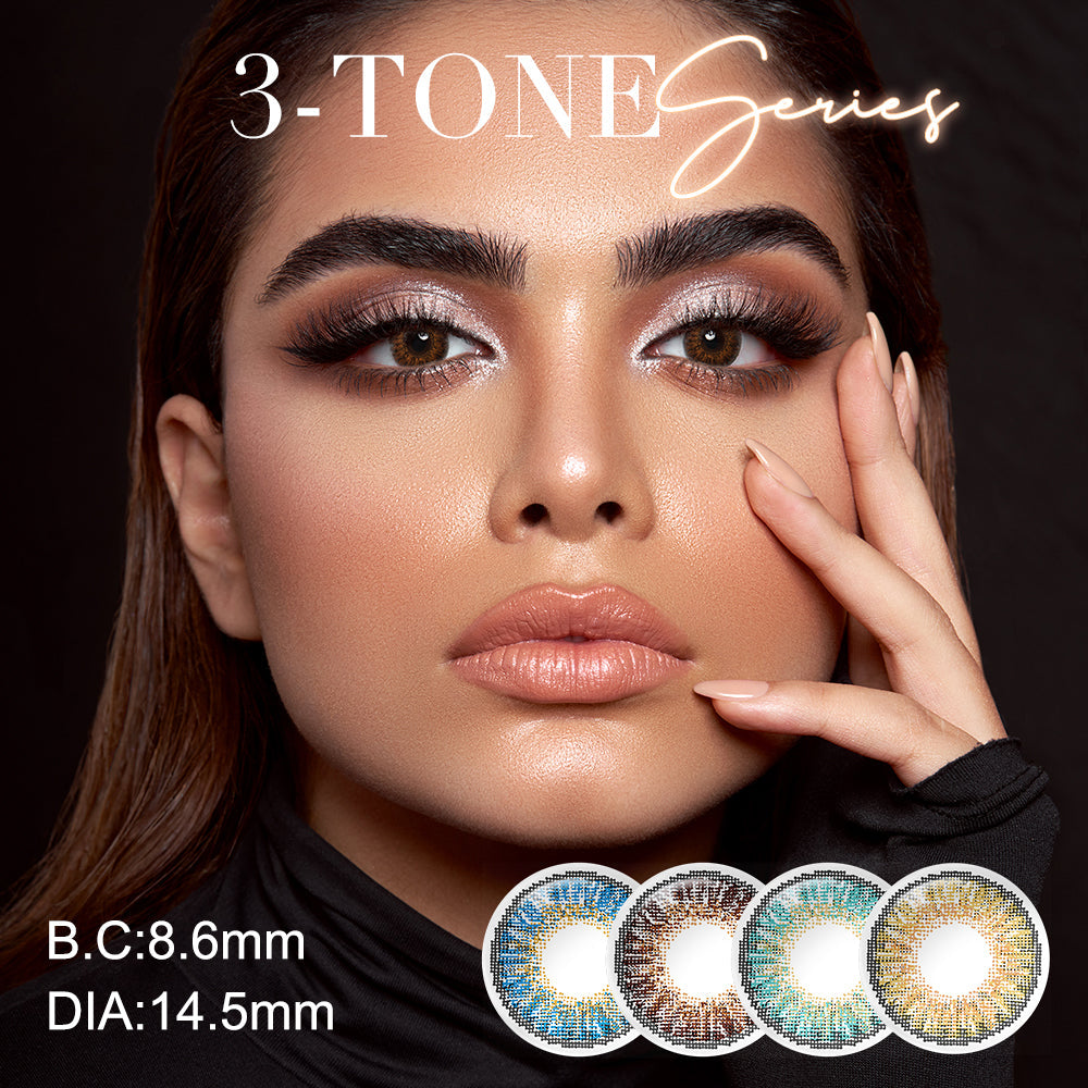 3 Tone Colored Contacts 12 Colors Available | Colored Contacts | FreshGo