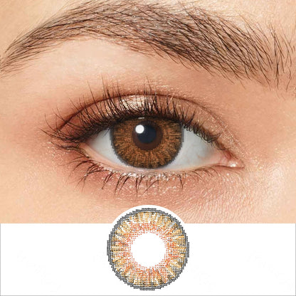 3 Tone Honey Colored Contacts | カラーコンタクト | FreshGo