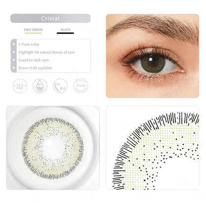 FreshGo Nature Cristal Green Colored Contacts - Image 4 | カラーコンタクト | FreshGo