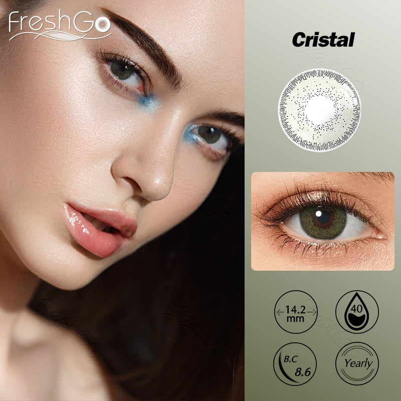 FreshGo Nature Cristal Green Colored Contacts - Image 2 | カラーコンタクト | FreshGo