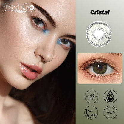 FreshGo Nature Cristal Green Colored Contacts - Image 2 | カラーコンタクト | FreshGo