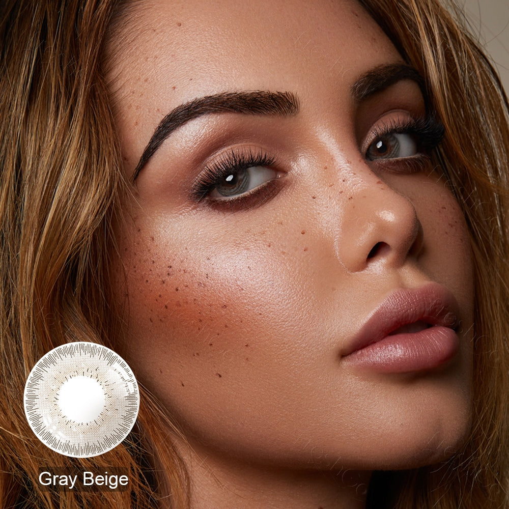 Bellalens Gray Beige Colored Contacts - Image 2 | カラーコンタクト | FreshGo