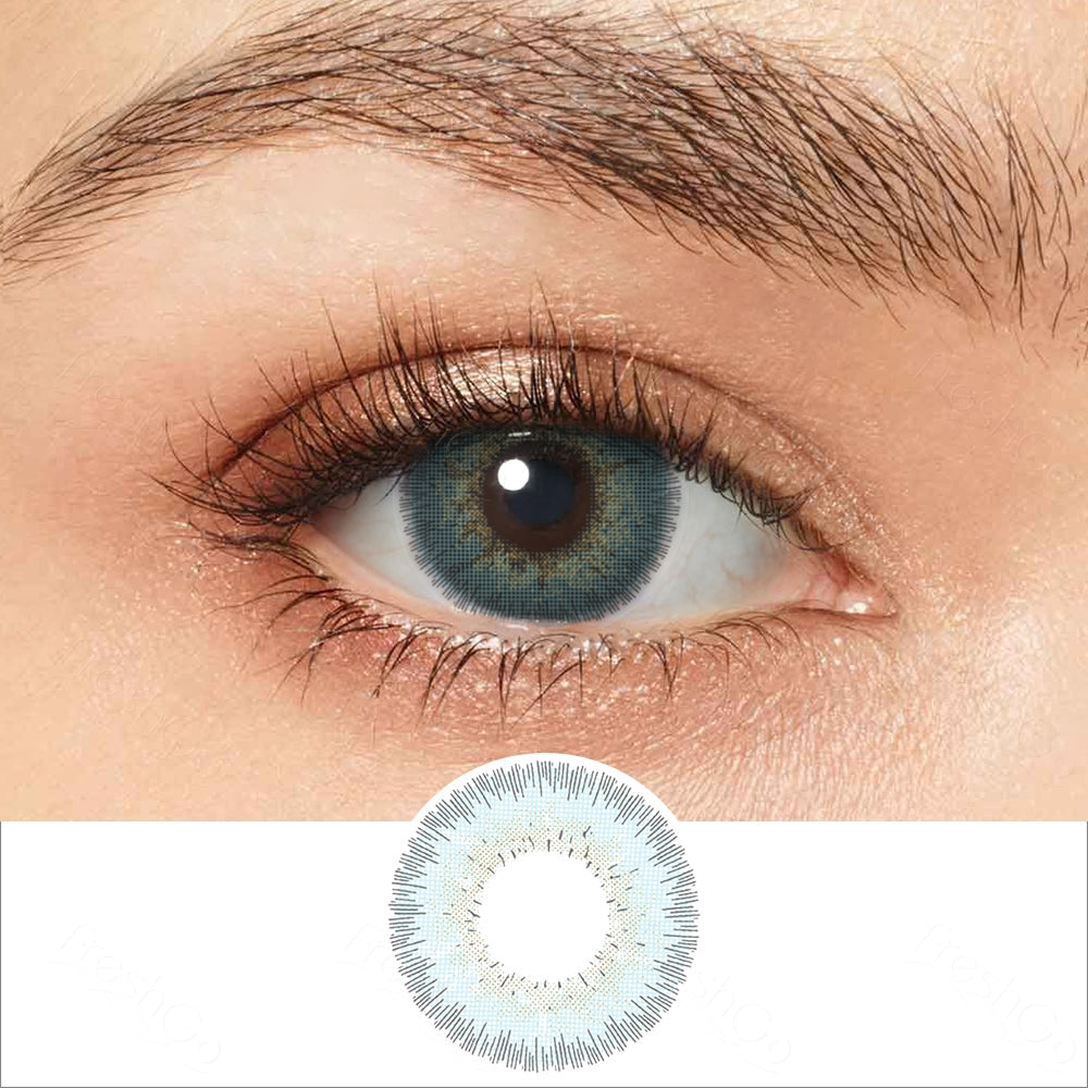 Bellalens Gray Blue Colored Contacts | カラーコンタクト | FreshGo