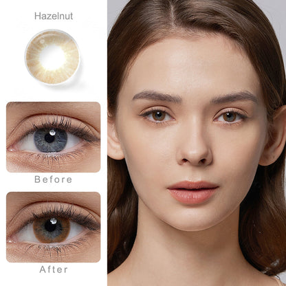 Fancy Hazelnut Brown Colored Contacts - Image 2 | カラーコンタクト | FreshGo