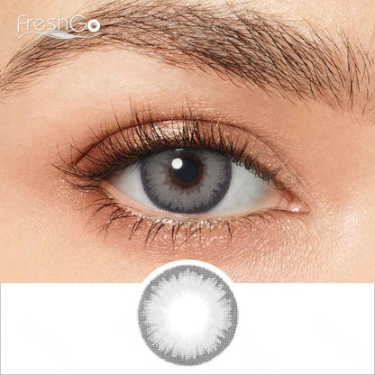 FreshGo Diamond Glitter Gray Colored Contacts | カラーコンタクト | FreshGo