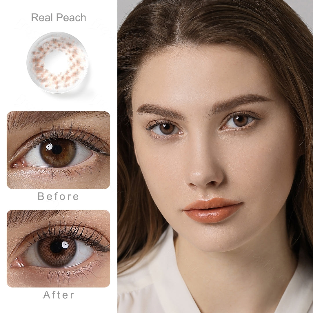Spanish Real Peach カラコン