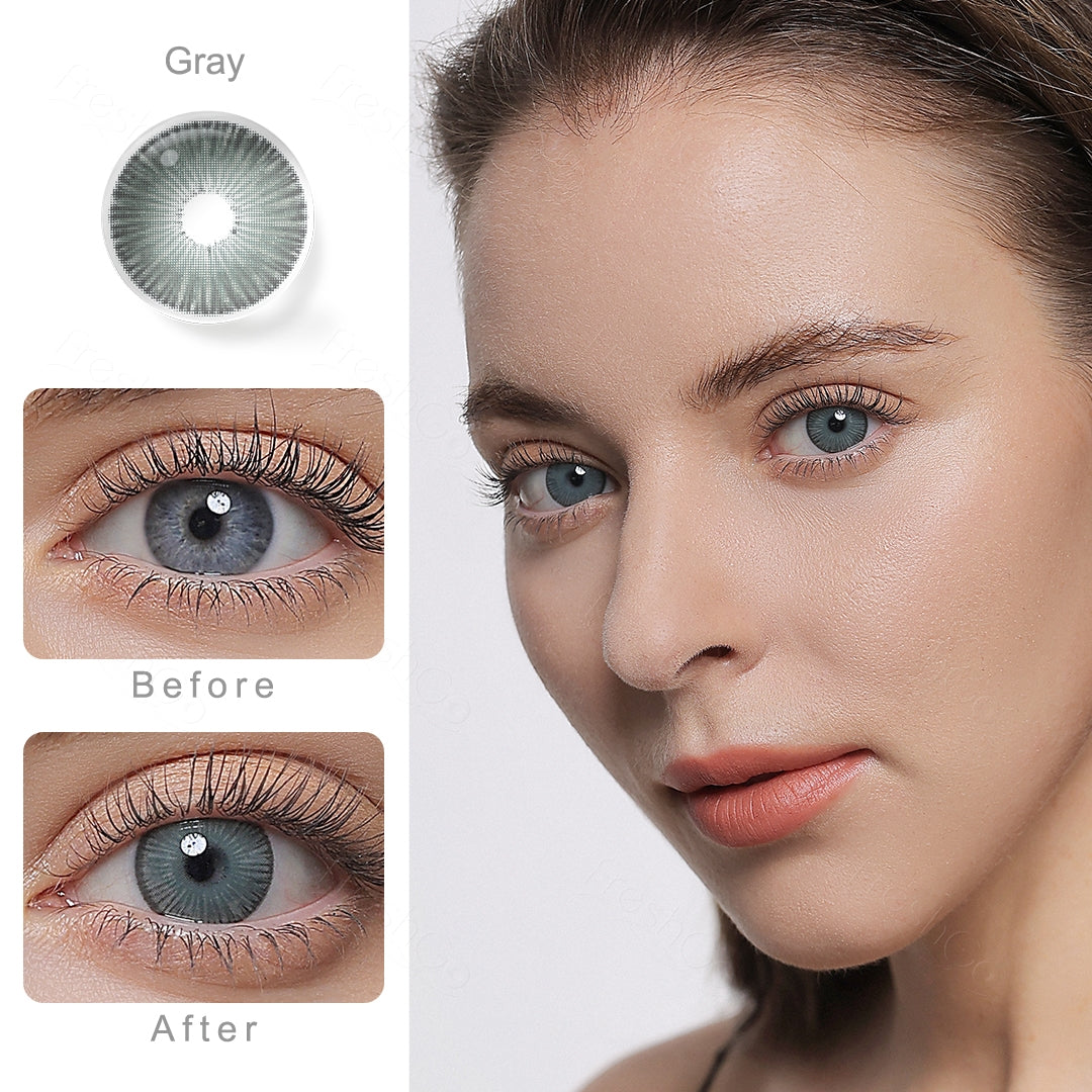 Fiesta Gray Colored Contacts - Image 2 | カラーコンタクト | FreshGo