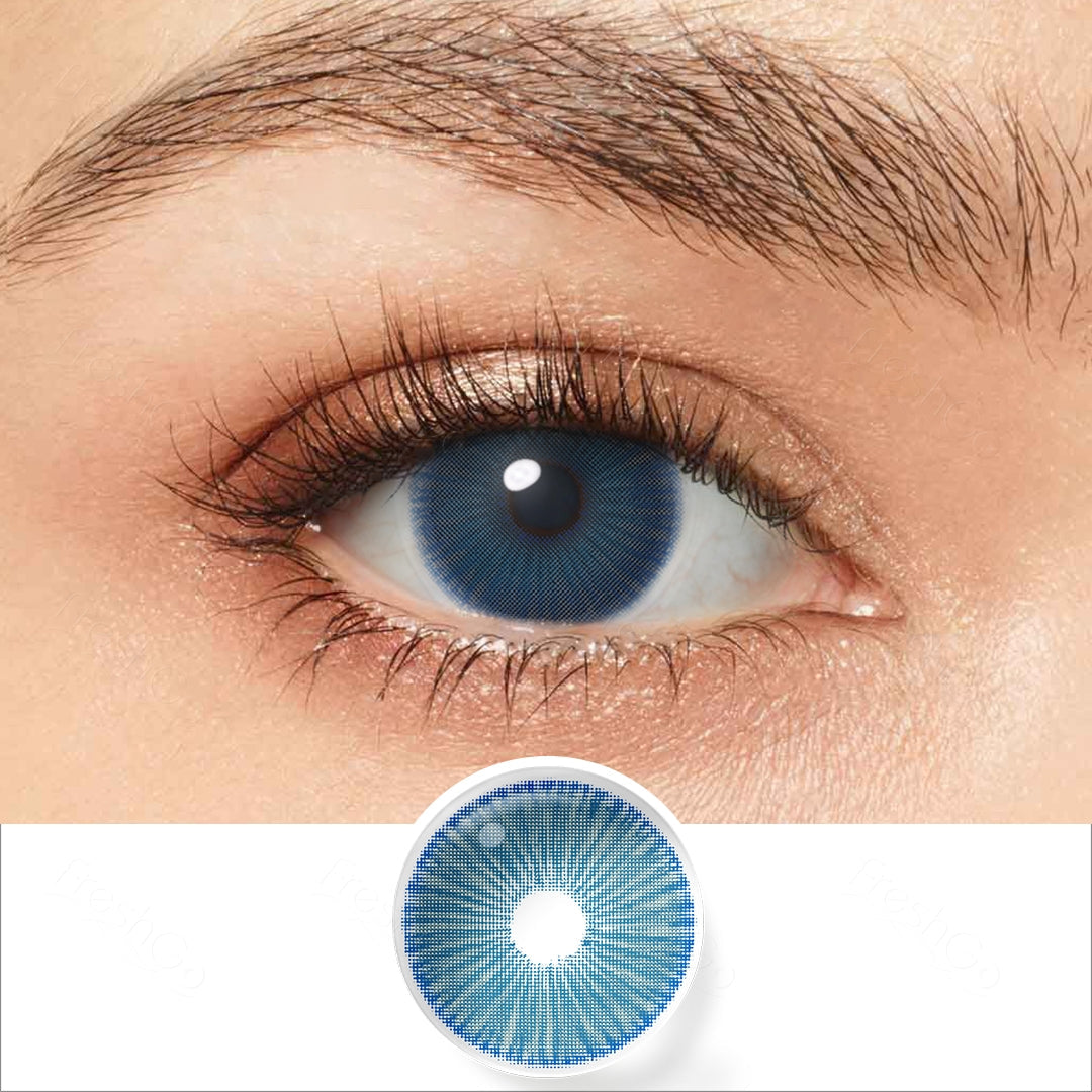 Fiesta Blue Colored Contacts | カラーコンタクト | FreshGo