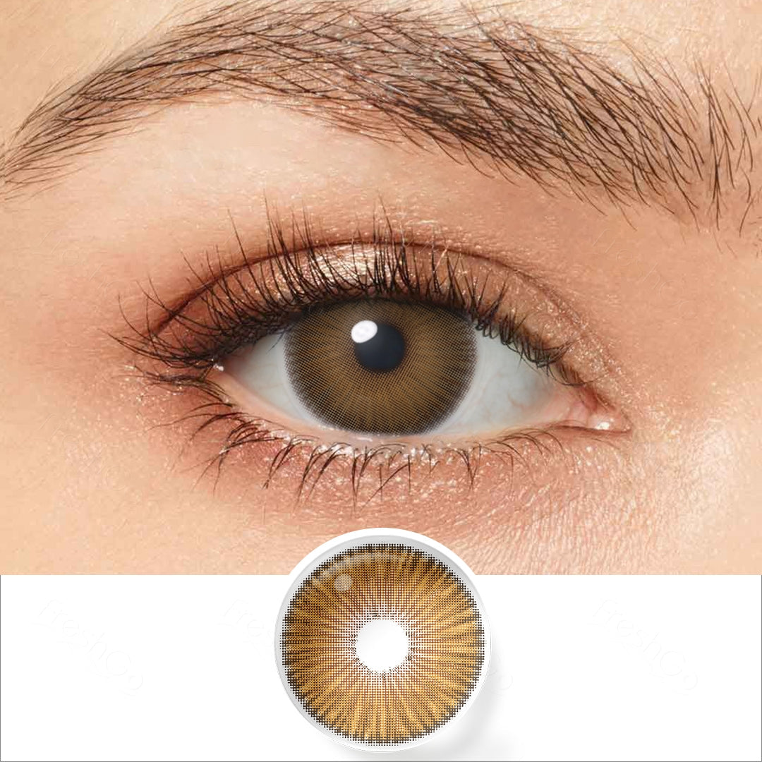 Fiesta Brown Colored Contacts | カラーコンタクト | FreshGo