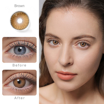 Fiesta Brown Colored Contacts - Image 2 | カラーコンタクト | FreshGo