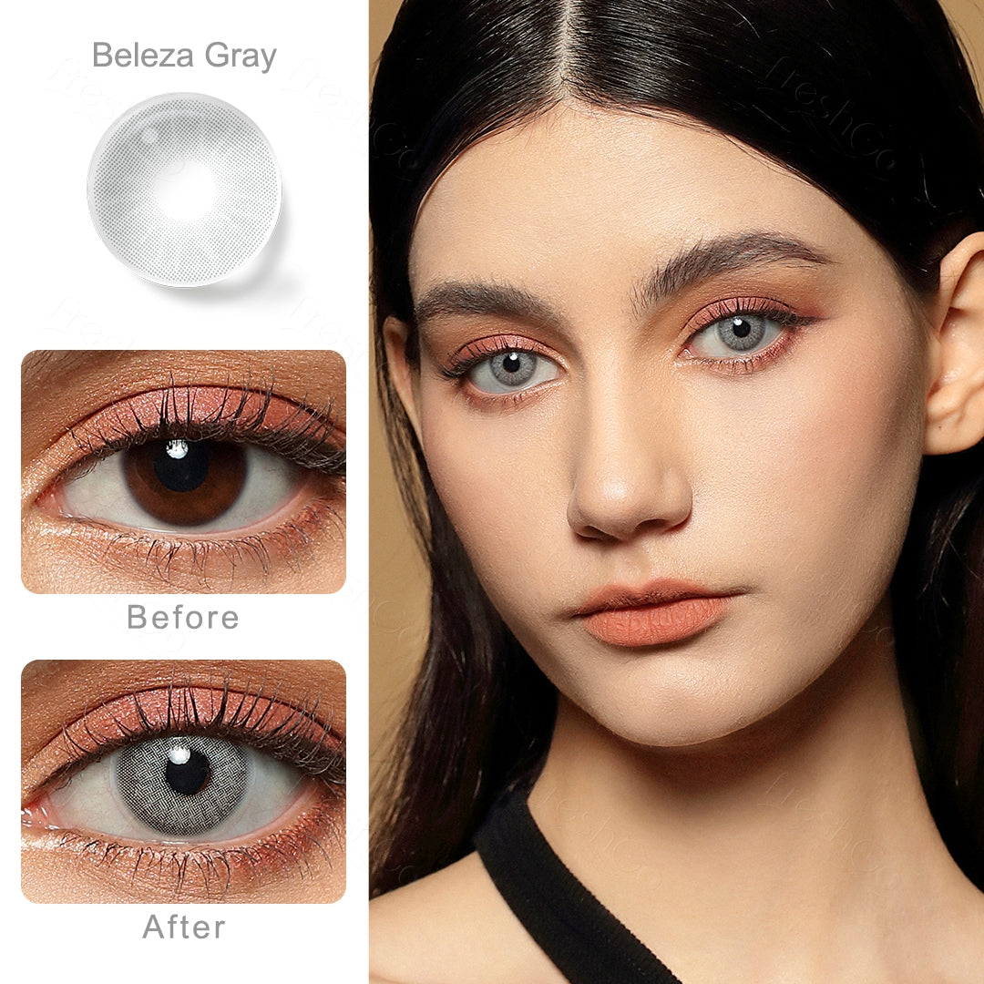 Beleza Gray Colored Contacts - Image 2 | カラーコンタクト | FreshGo