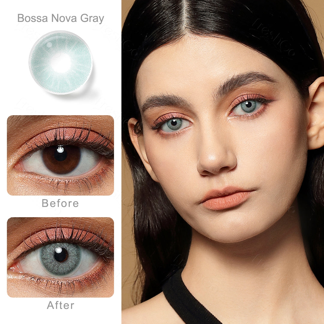 Bossa Nova Gray Colored Contacts - Image 2 | カラーコンタクト | FreshGo