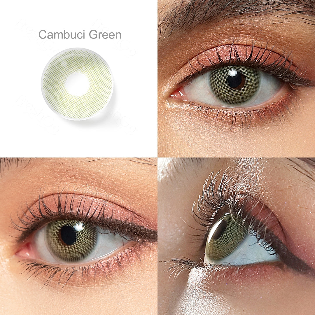 Cambuci Green Colored Contacts - Image 4 | カラーコンタクト | FreshGo
