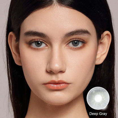 Cloud Deep Gray Colored Contacts - Image 4 | カラーコンタクト | FreshGo