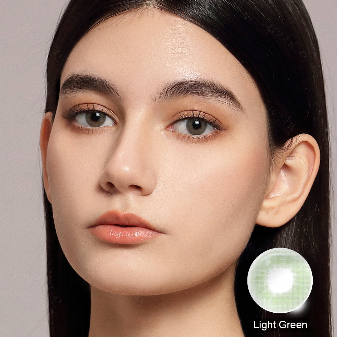Cloud Light Green Colored Contacts - Image 5 | カラーコンタクト | FreshGo