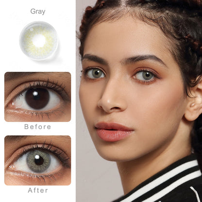 Cloud Gray Colored Contacts - Image 2 | カラーコンタクト | FreshGo