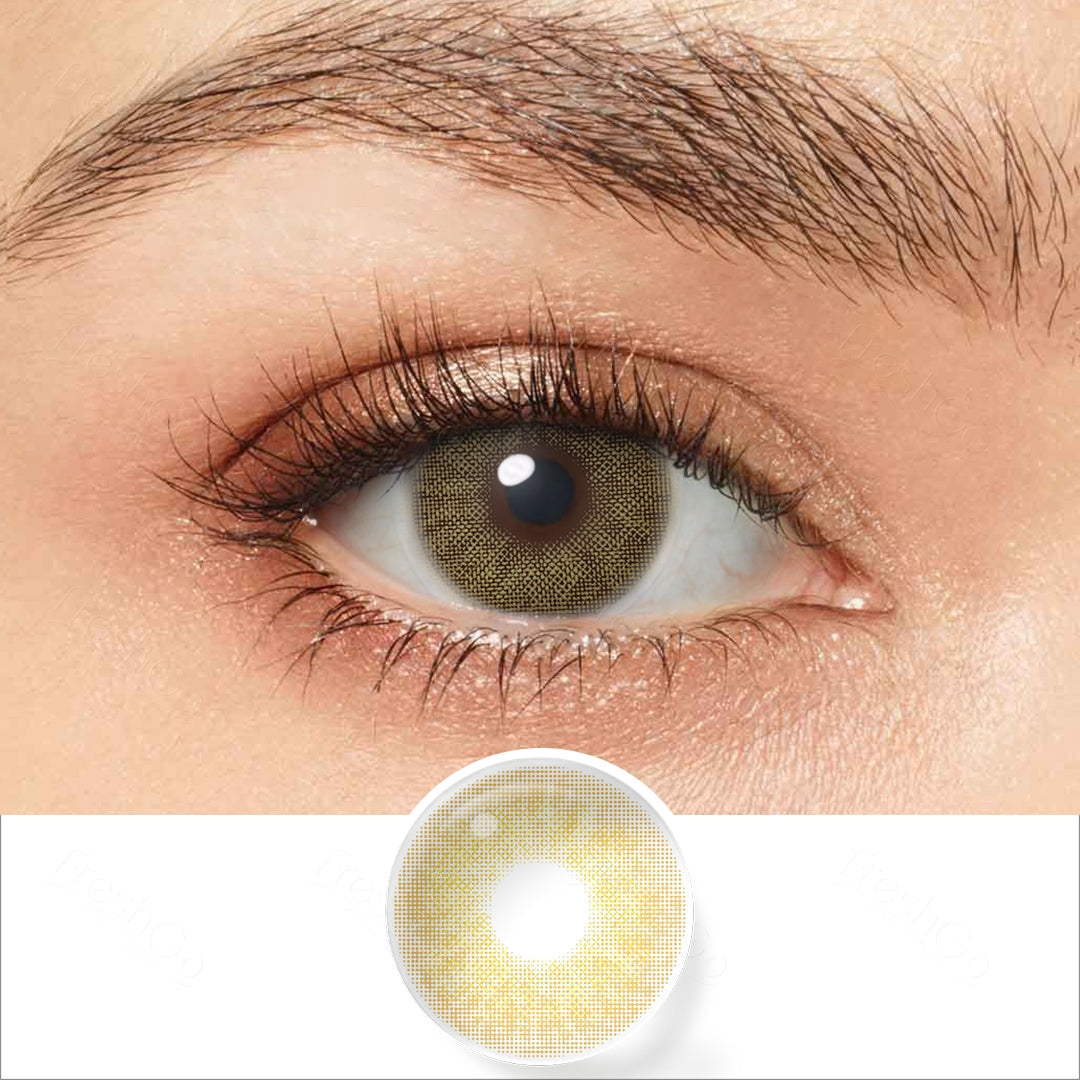 Cloud Brown Colored Contacts | カラーコンタクト | FreshGo