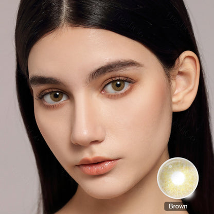 Cloud Brown Colored Contacts - Image 4 | カラーコンタクト | FreshGo