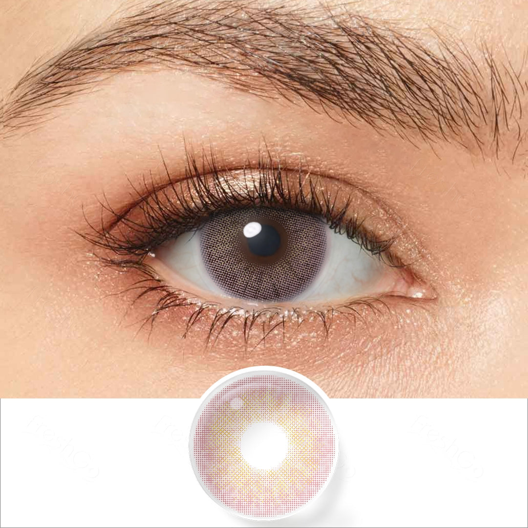 Cloud Pink Colored Contacts | カラーコンタクト | FreshGo
