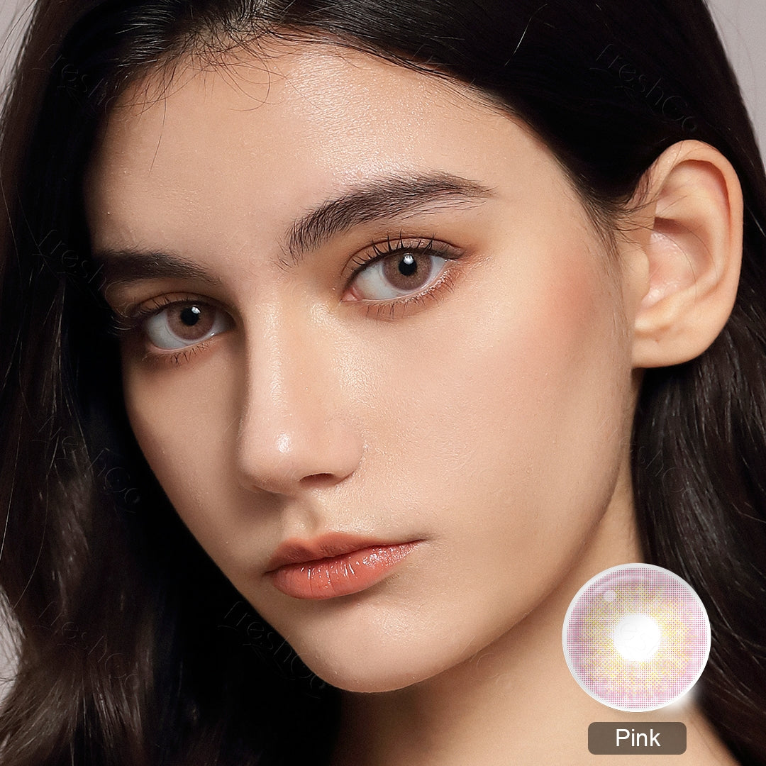 Cloud Pink Colored Contacts - Image 4 | カラーコンタクト | FreshGo