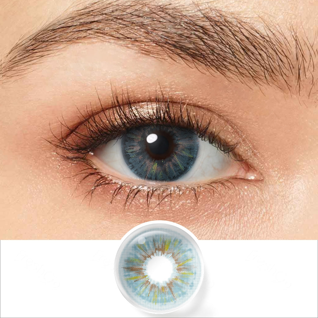 Allure Blue Colored Contacts | カラーコンタクト | FreshGo