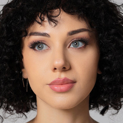 Allure Blue Colored Contacts - Image 4 | カラーコンタクト | FreshGo
