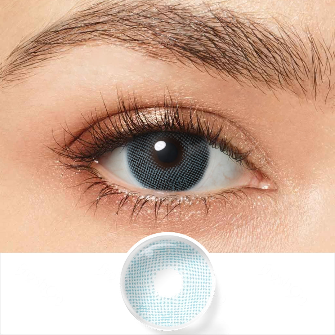 Aqua Blue Colored Contacts | カラーコンタクト | FreshGo