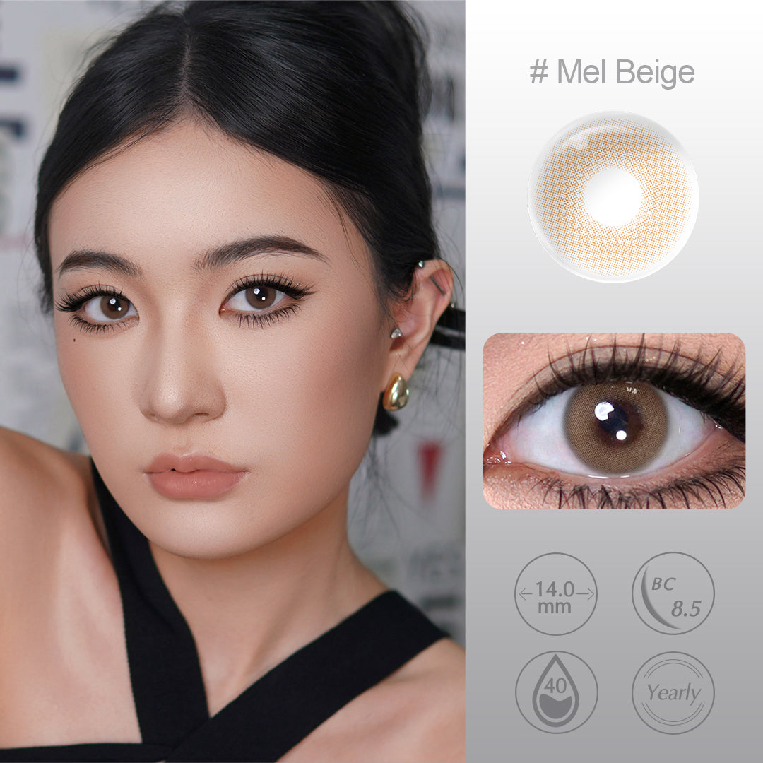 Euroring Mel Beige Colored Contacts - Image 2 | カラーコンタクト | FreshGo
