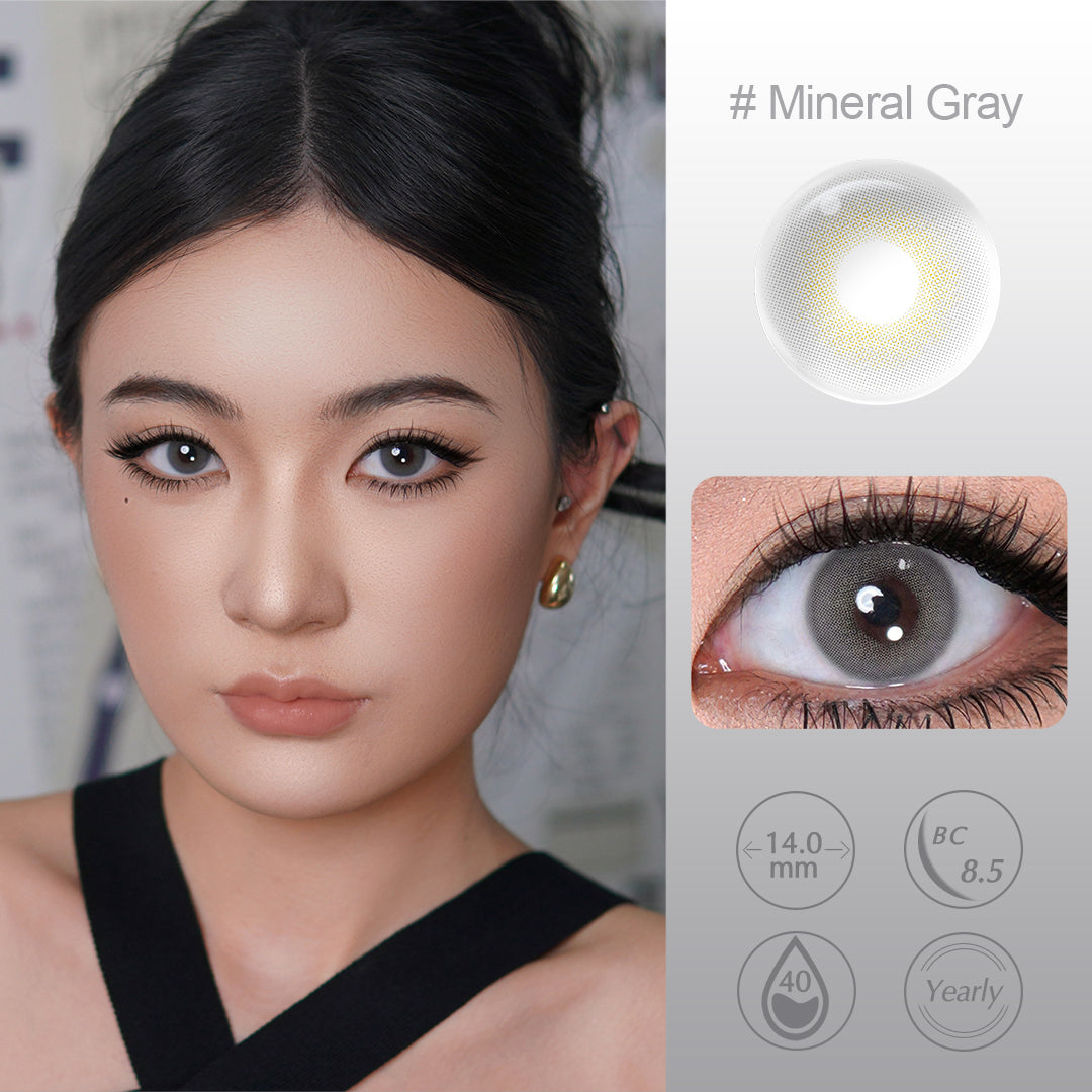 Euroring Mineral Gray Colored Contacts - Image 2 | カラーコンタクト | FreshGo
