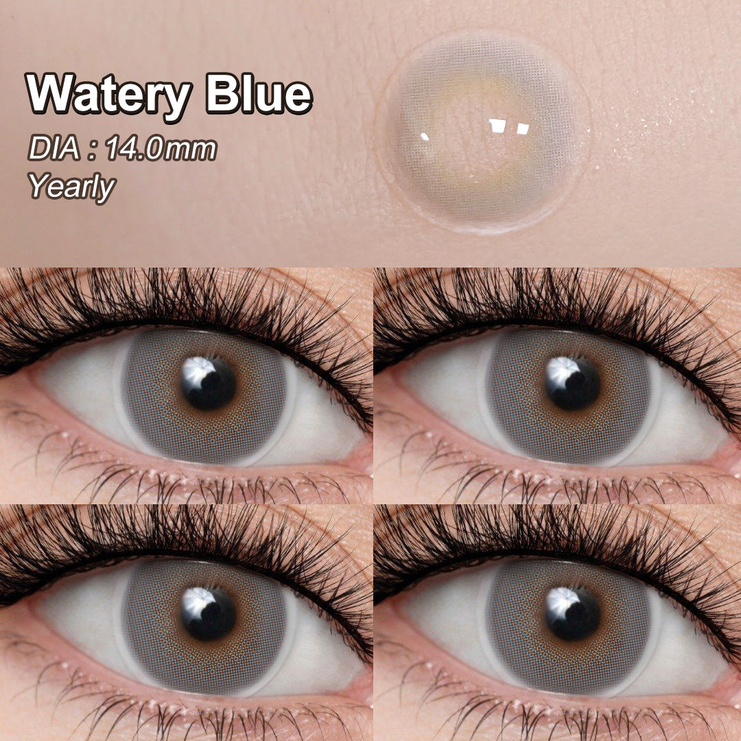 Euroring Watery Blue Colored Contacts - Image 3 | カラーコンタクト | FreshGo
