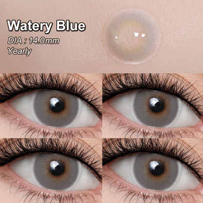 Euroring Watery Blue Colored Contacts - Image 3 | カラーコンタクト | FreshGo
