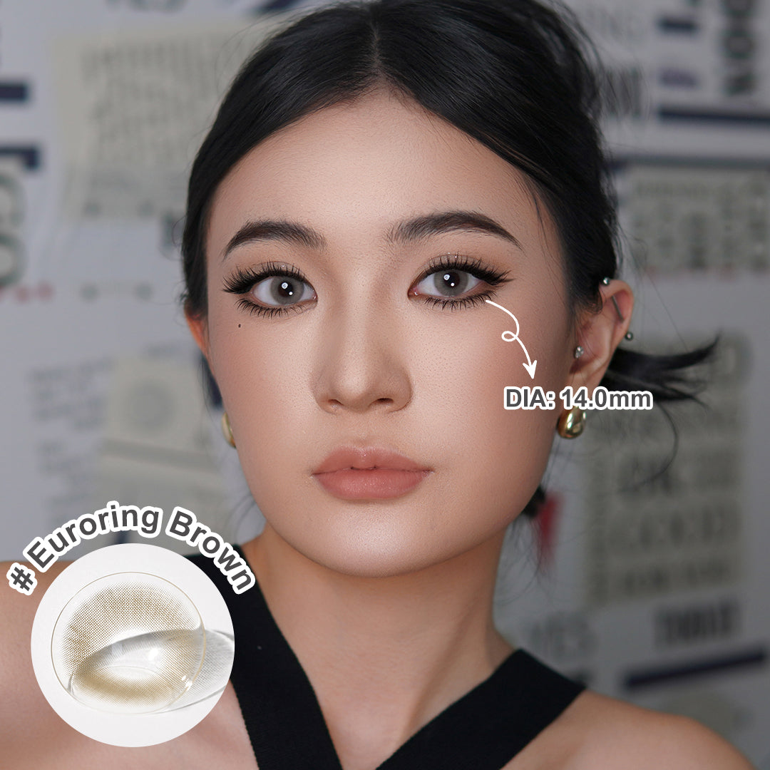 Euroring Brown Colored Contacts - Image 4 | カラーコンタクト | FreshGo