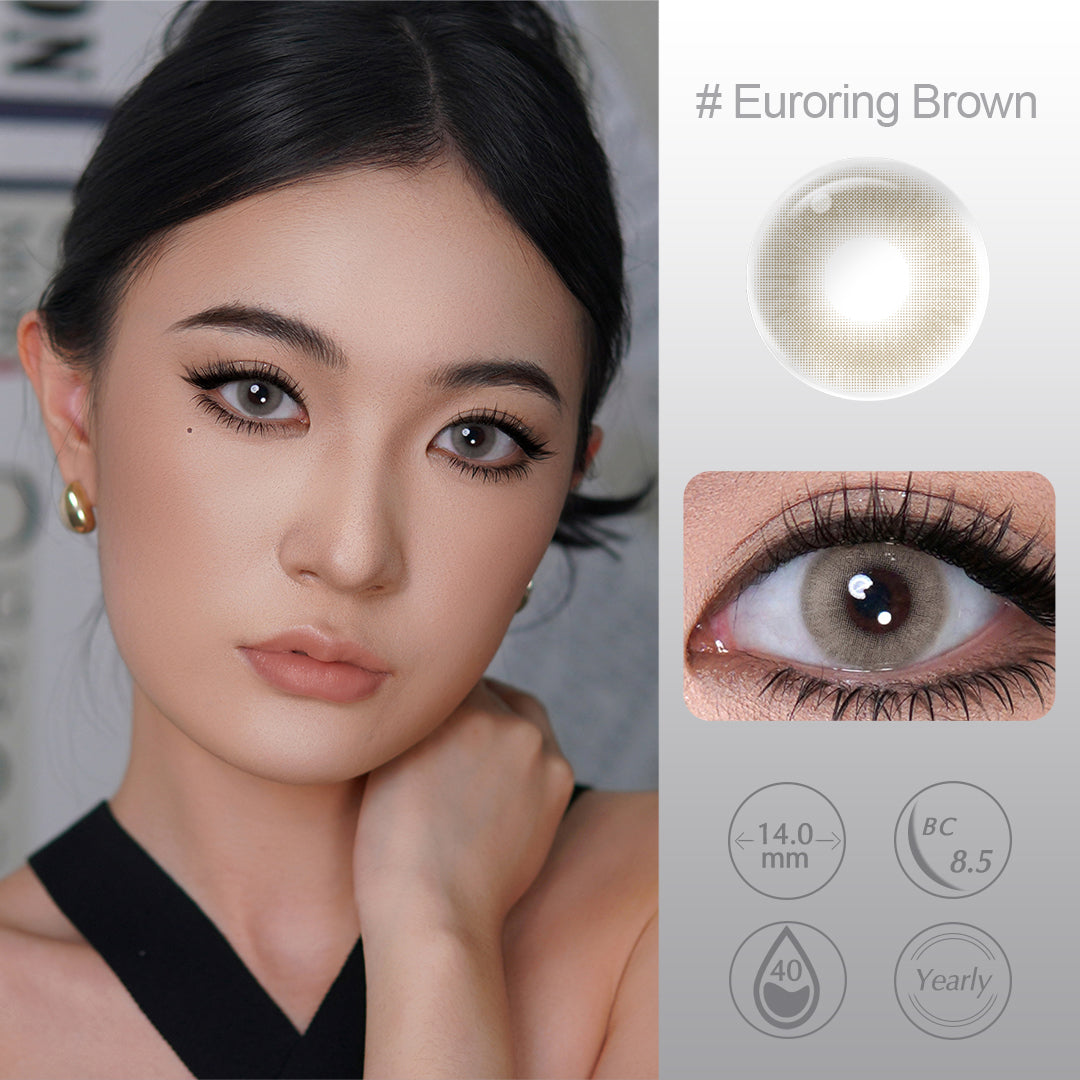 Euroring Brown Colored Contacts - Image 2 | カラーコンタクト | FreshGo