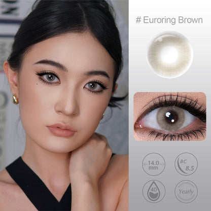 Euroring Brown Colored Contacts - Image 2 | カラーコンタクト | FreshGo