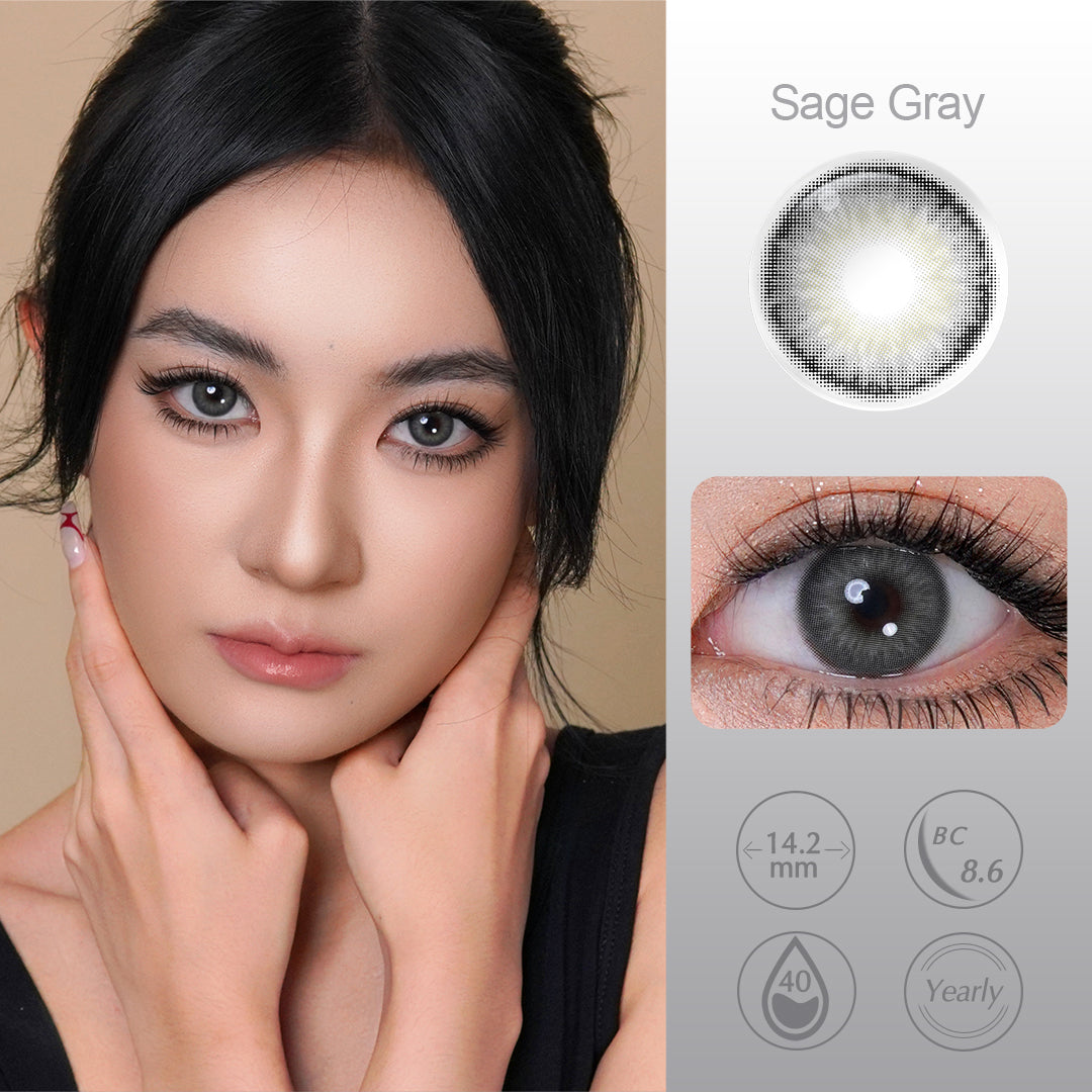 Iris Sage Gray カラコン