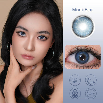 Iris Miami Blue カラーコンタクト