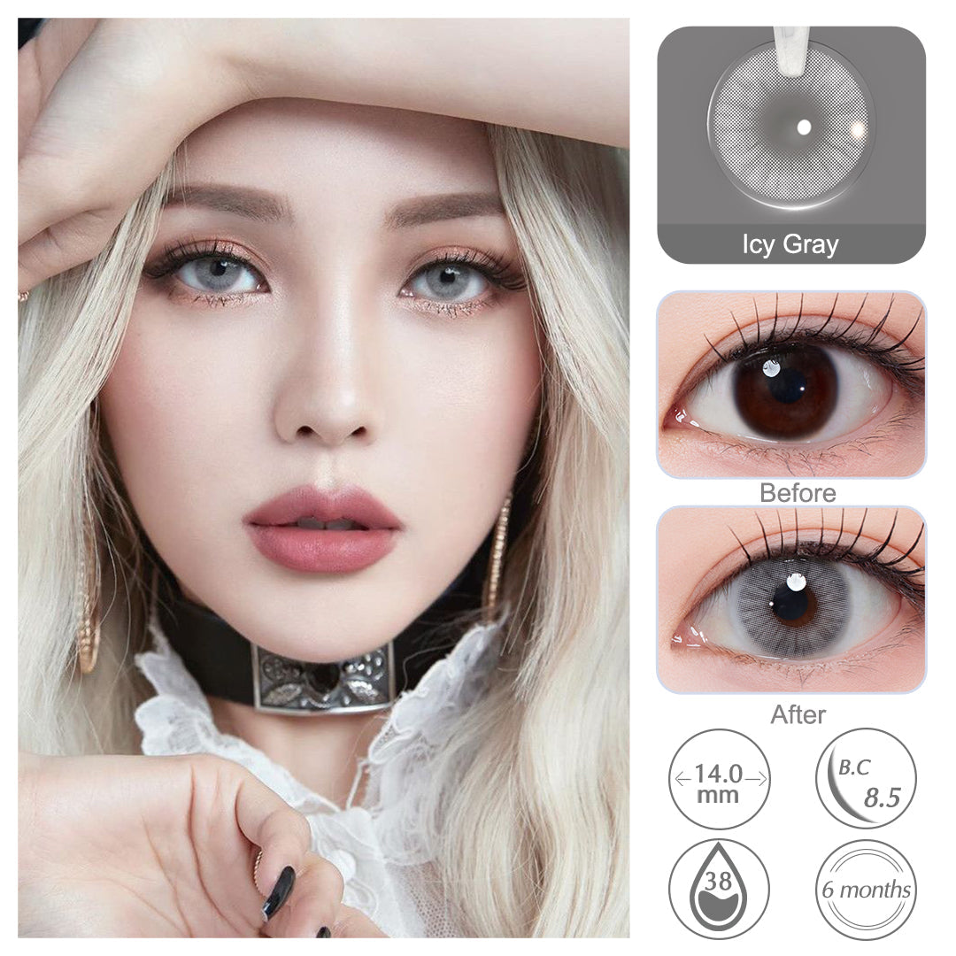 Queen Icy Gray カラーコンタクト