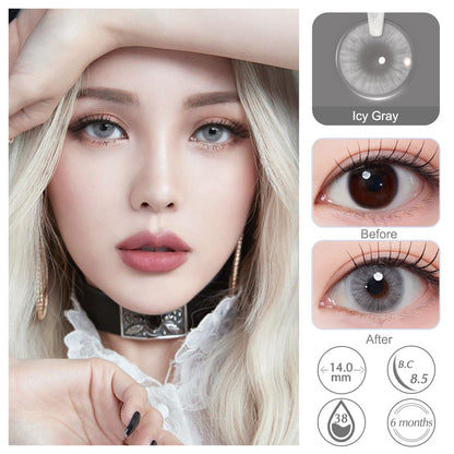 Queen Icy Gray カラーコンタクト