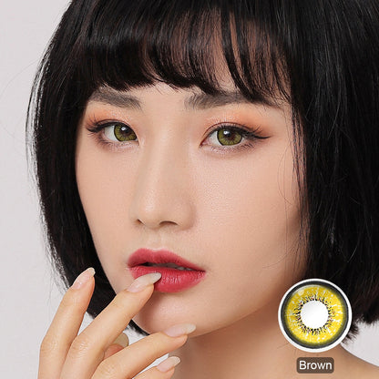 Flame Brown Colored Contacts - Image 3 | カラーコンタクト | FreshGo