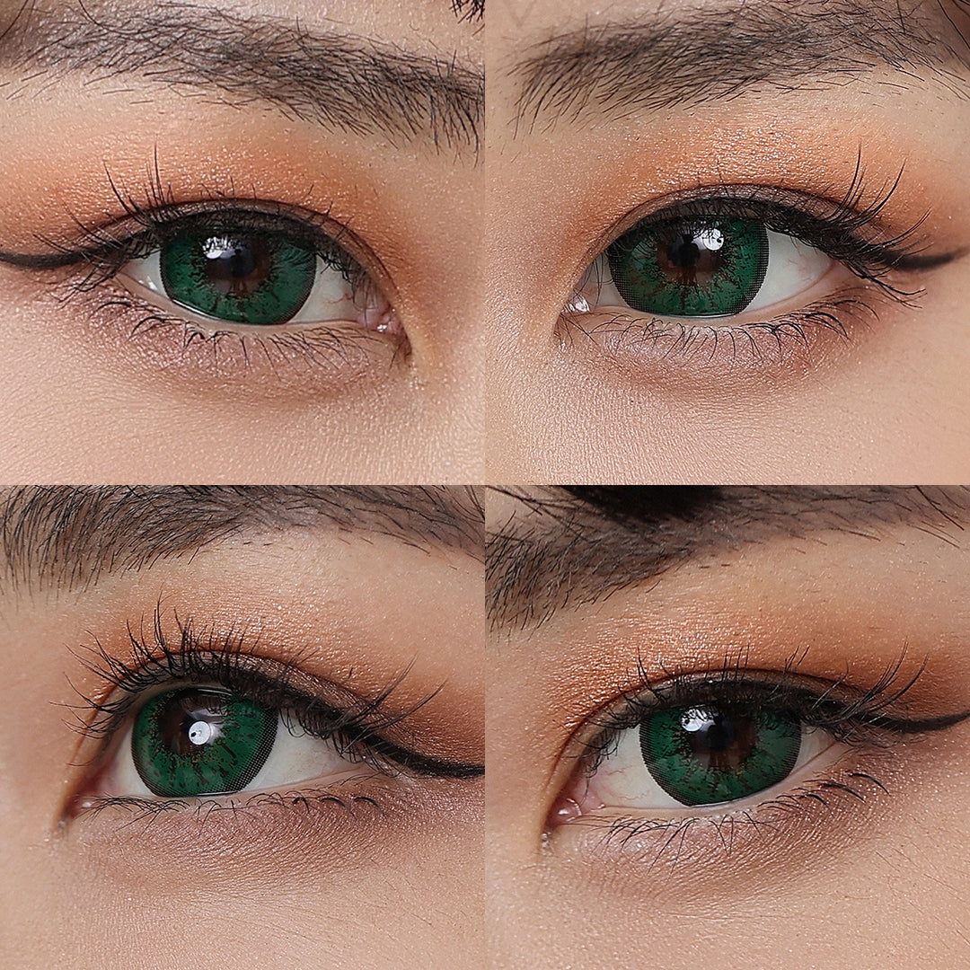 Flame Green Colored Contacts - Image 3 | カラーコンタクト | FreshGo