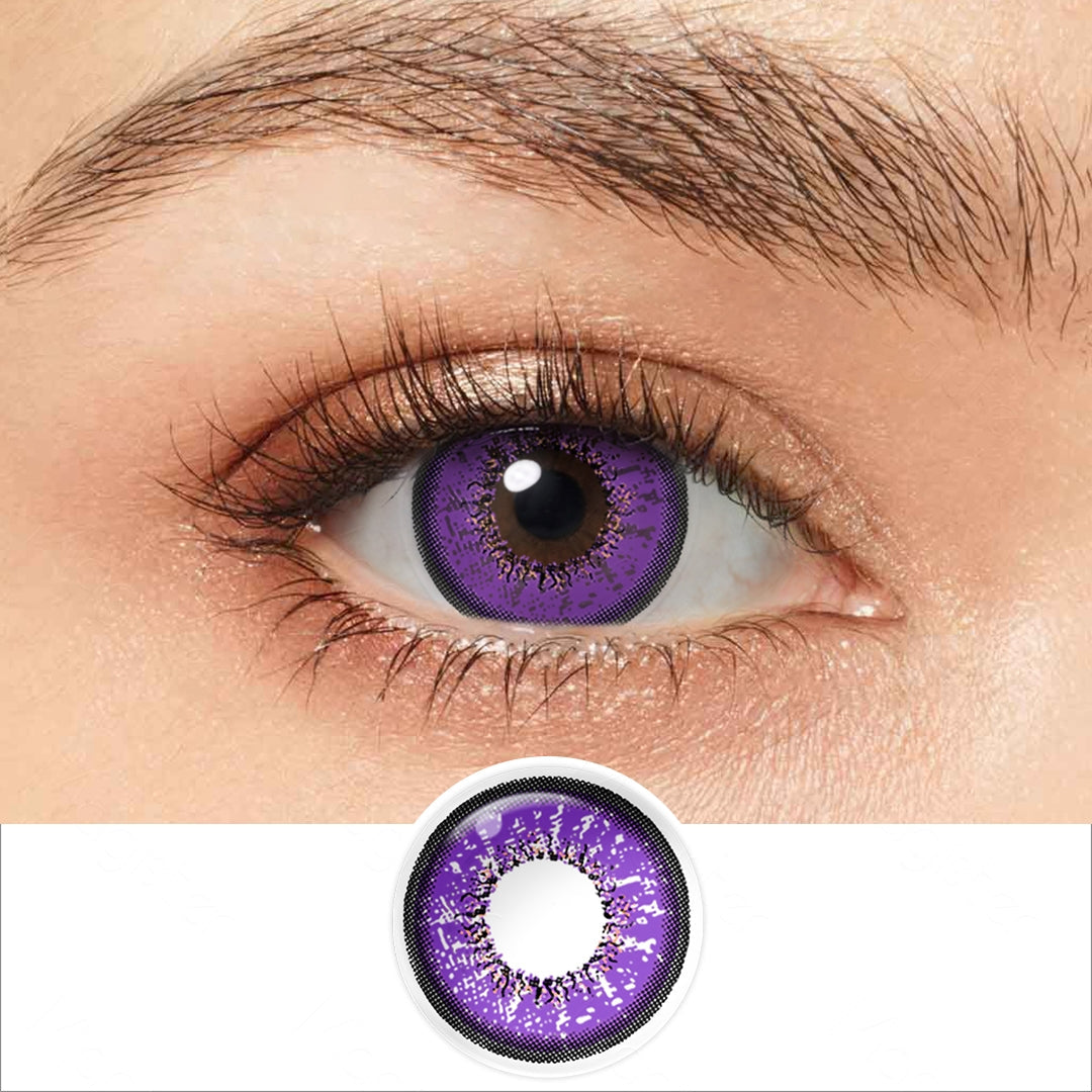 Flame Violet Colored Contacts | カラーコンタクト | FreshGo